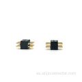 Conector de clavija de 1,27 mm, fila doble, recto, 12 pines